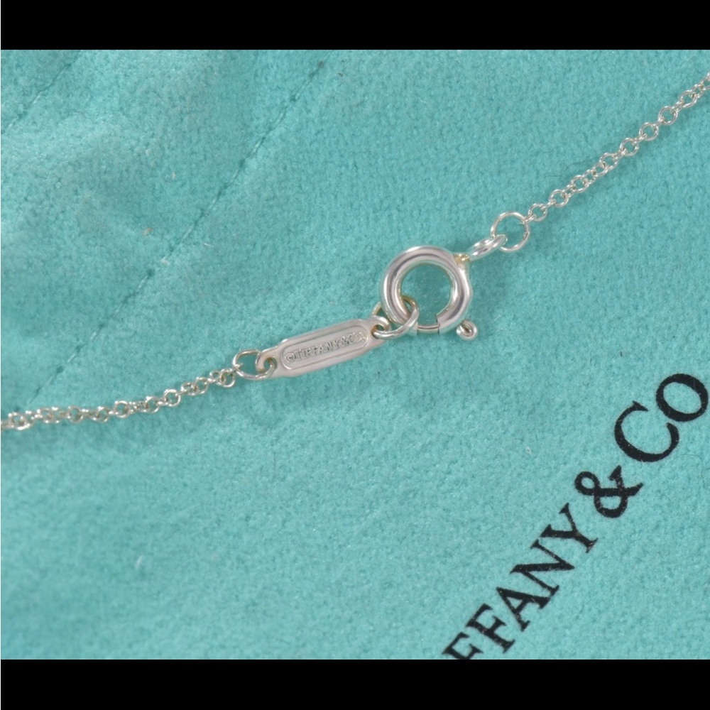 Tiffany & Co Auth Vintage Bubble Heart Pendant 925 Sterling Necklace w/Box✨EUC✨ - Picture 9 of 9